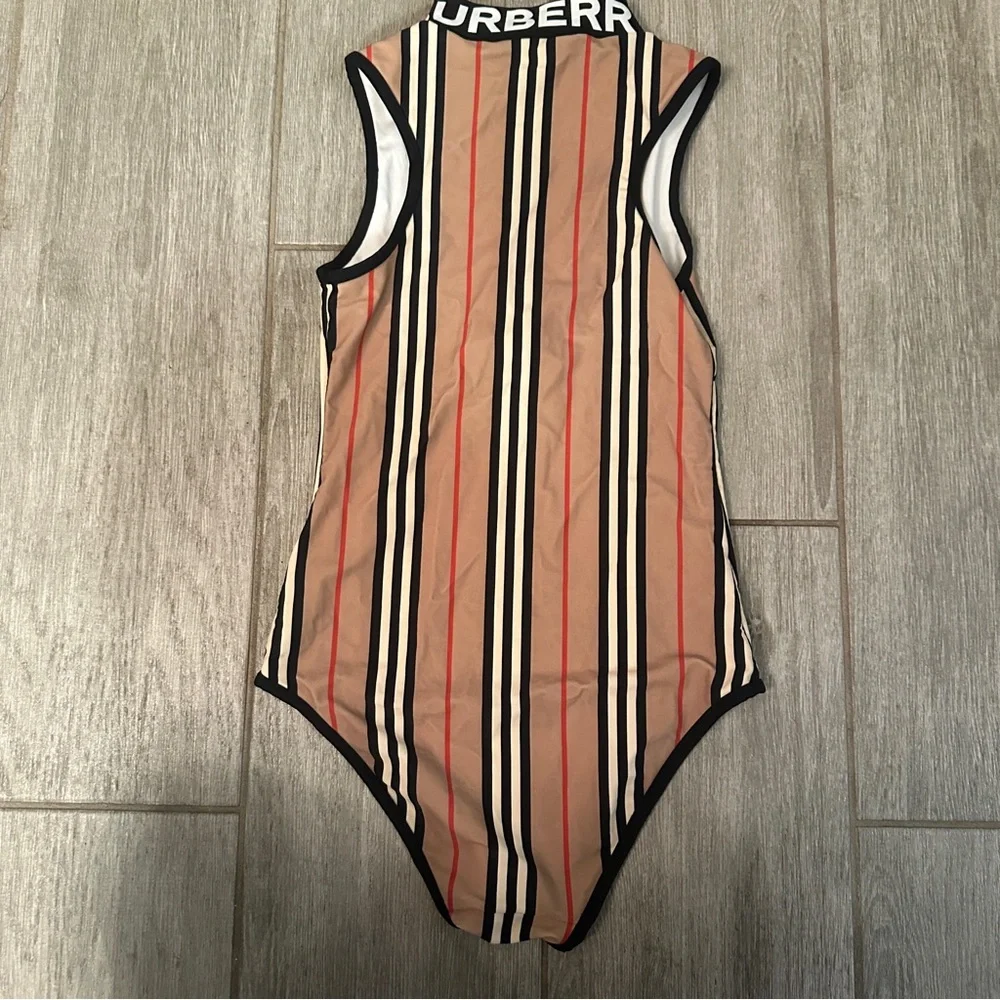 Burberry Kids Siena Logo One Piece Suit 14Y